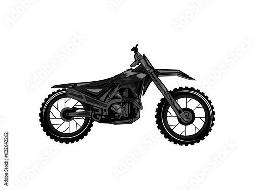 motocross vector illustration