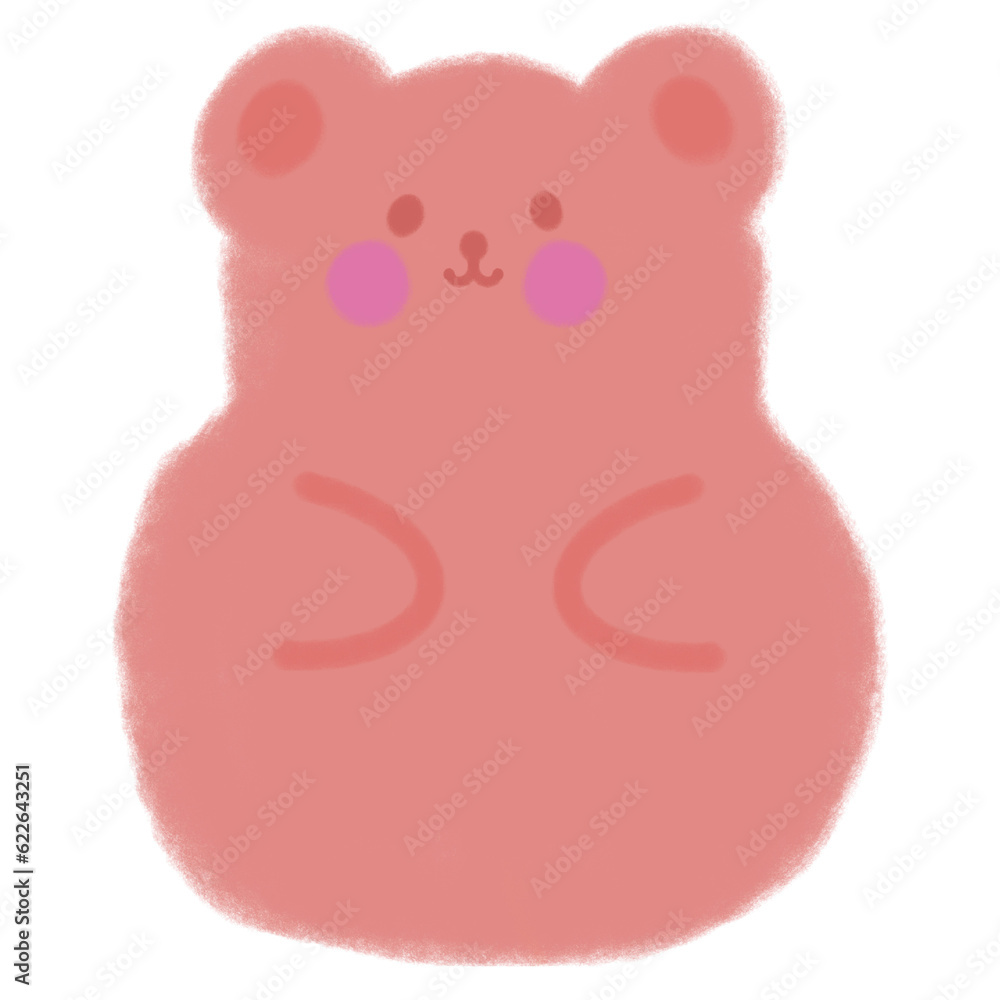 Fototapeta premium Cute Gummy bear