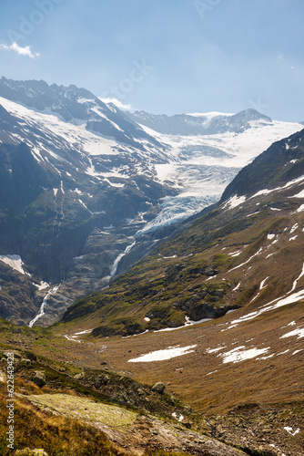 Triftgletscher in Summer 2023 in Berner Oberland