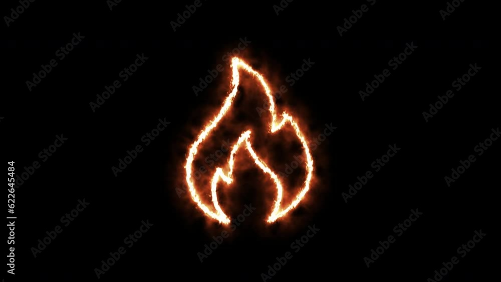 Glowing neon line of fire icon or sign isolated on transparent background. creative thinking idea concept and future innovative technology. Inspiration and imagination. 4K motion graphic animation. Glowing neon line of fire icon or sign isolated on transparent background. creative thinking idea concept and future innovative technology. Inspiration and imagination. 4K motion graphic animation.