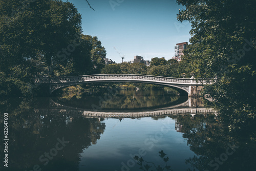 Bow Bridge, mid morning Central Park