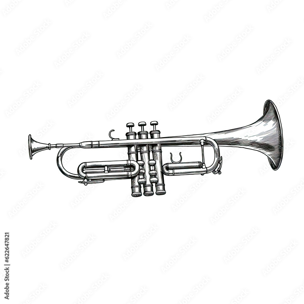 background trumpet ai generated background trumpet ai generated