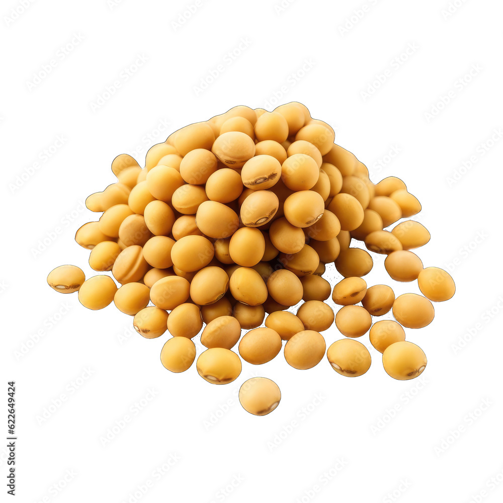 Soybeans isolated on transparent background Soybeans isolated on transparent background