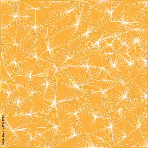 Abstract orange background with stars