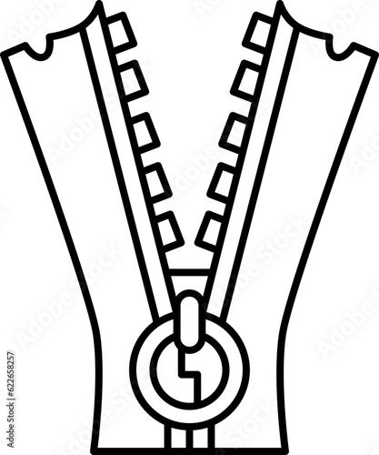 zipper  icon