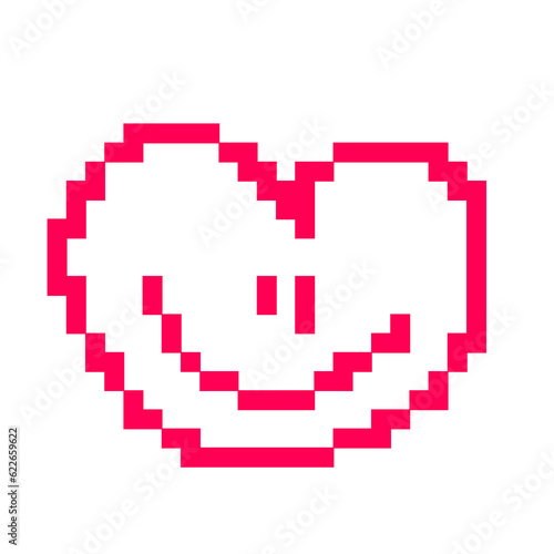 pixel heart art