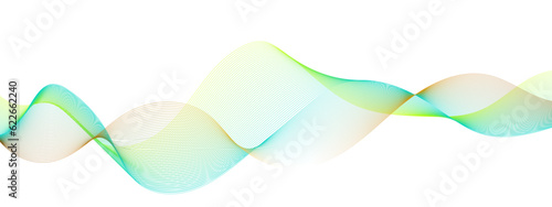 Abstract colorful glowing wave curved lines background. Abstract frequency sound wave lines and technology curve lines background. Design used for banner, template, science, business and many more.