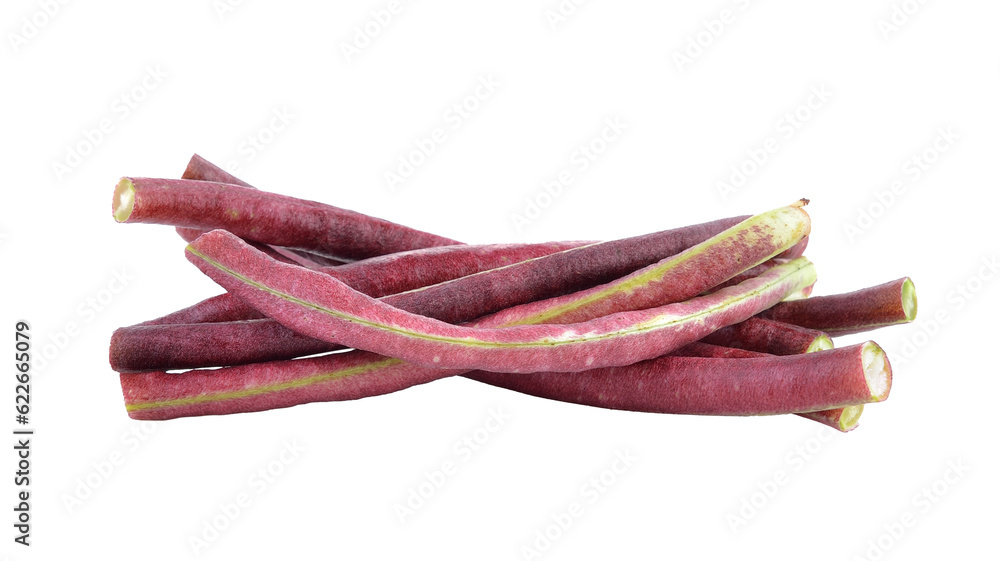 red Long bean isolated on transparent png red Long bean isolated on transparent png