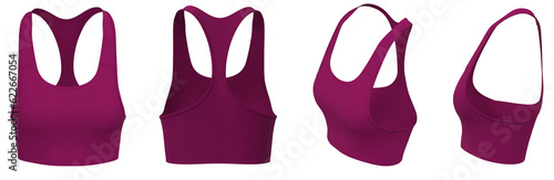 Woman sport top mockup