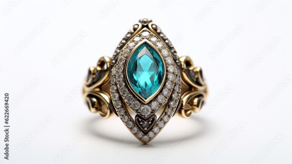 Precious stone ring jewelry
