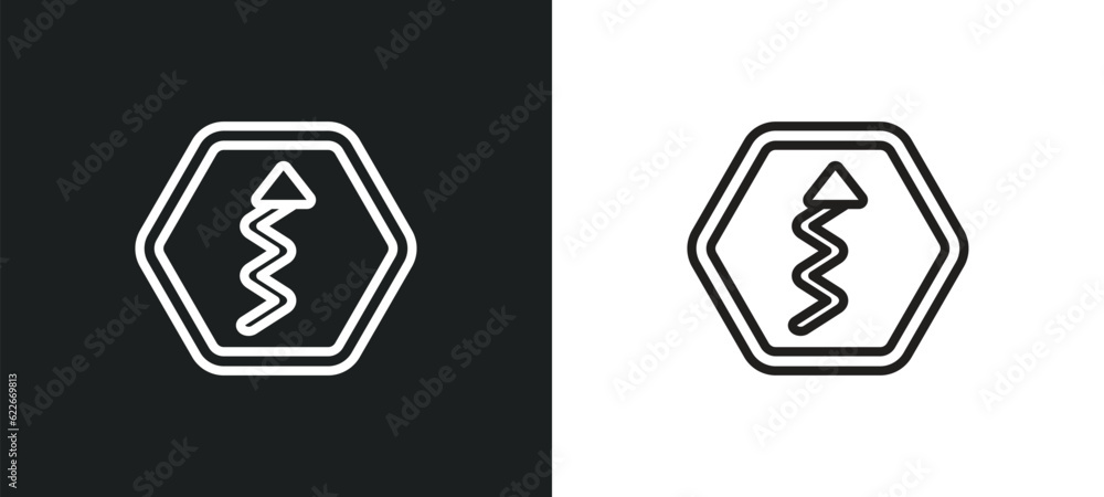 Vetor do Stock: up arrow with ray tracing outline icon in white and ...