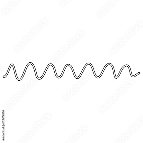 cable on white background