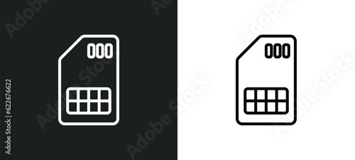 big outline icon in white and black colors. big flat vector icon from technology collection for web, mobile apps and ui.