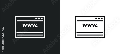 web apps outline icon in white and black colors. web apps flat vector icon from technology collection for web, mobile apps and ui.