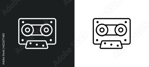 caste outline icon in white and black colors. caste flat vector icon from summer collection for web, mobile apps and ui.