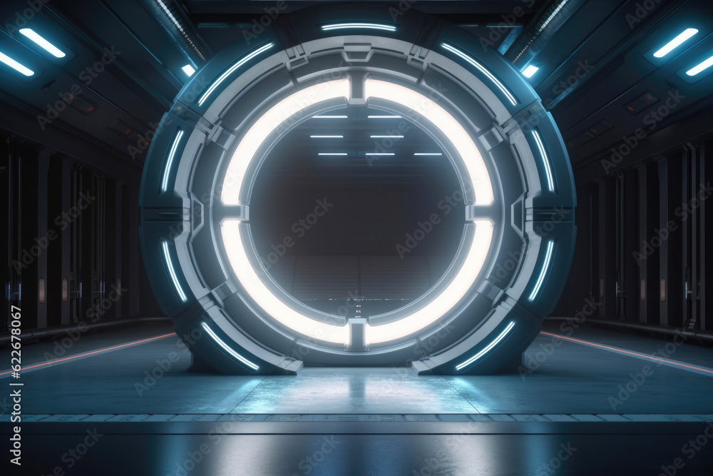 Eerie Illumination in Deep Space. Generative AI Eerie Illumination in Deep Space. Generative AI