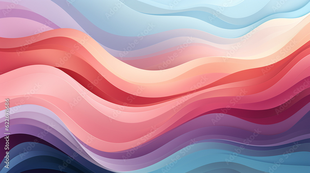 Whimsical Waves Pattern Design Landscape Whimsical Waves Pattern Design Landscape