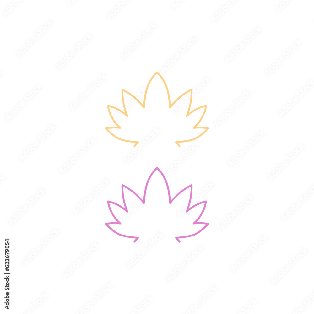Fototapeta premium LOTUS AYURVEDA HOTEL RESORT, YOGA STUDIO SIGN SYMBOL LOGO CLIPART VECTOR ISOLATED ON WHITE