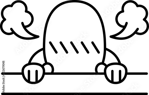 peeping  icon