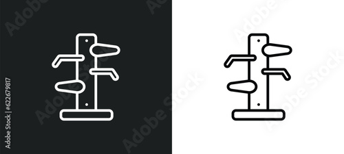 wing chun outline icon in white and black colors. wing chun flat vector icon from sports and competition collection for web, mobile apps and ui.