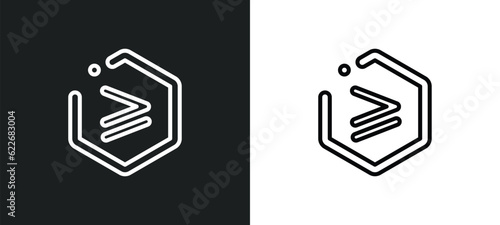 is equal to or greater than outline icon in white and black colors. is equal to or greater than flat vector icon from signs collection for web, mobile apps and ui.