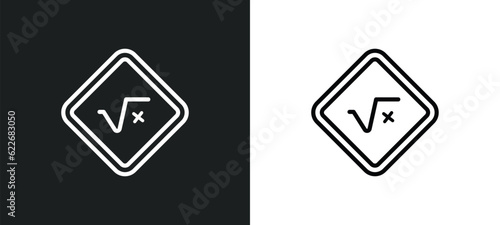 square root of x outline icon in white and black colors. square root of x flat vector icon from signs collection for web, mobile apps and ui. Free Download square root of x outline icon in white and black colors. square root of x flat vector icon from signs collection for web, mobile apps and ui. - GFXLoad