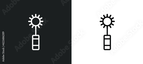 water spray outline icon in white and black colors. water spray flat vector icon from sew collection for web, mobile apps and ui.