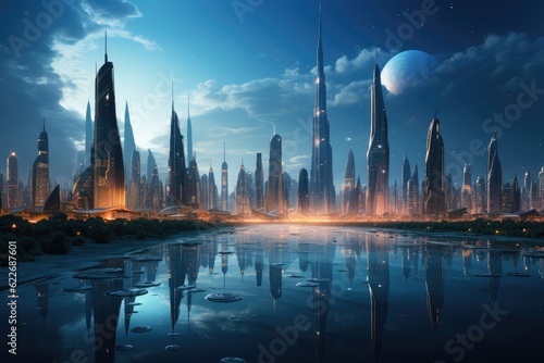 Future City Skyline - Futuristic Architecture