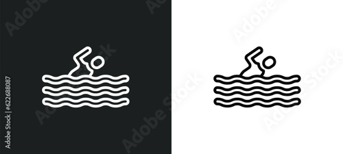 vascular workout outline icon in white and black colors. vascular workout flat vector icon from sauna collection for web, mobile apps and ui.