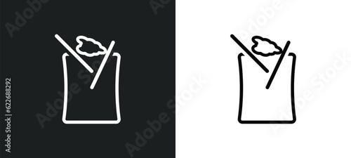 aroma stimulation outline icon in white and black colors. aroma stimulation flat vector icon from sauna collection for web, mobile apps and ui.