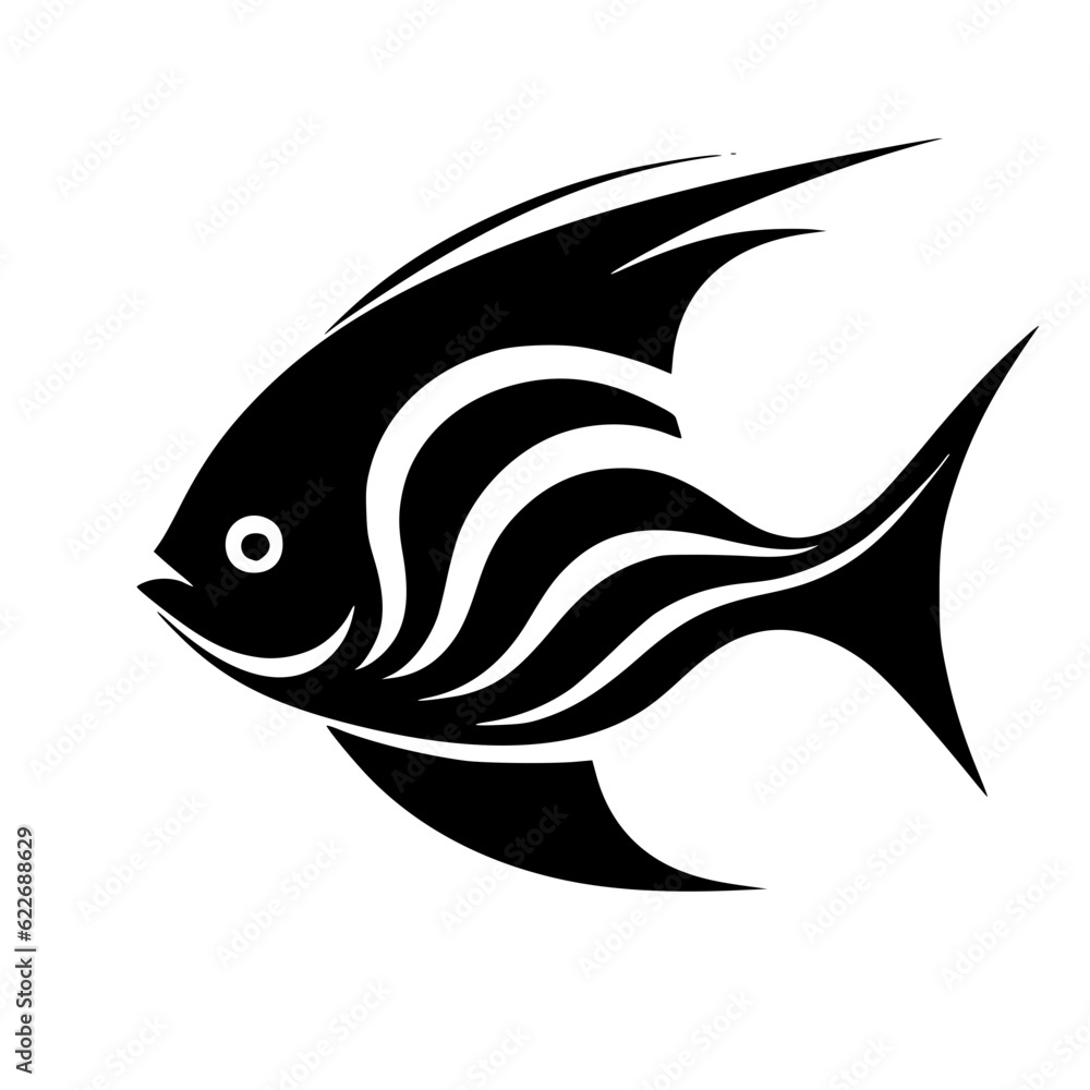 Fish Fish Logo Fish Vector Fish Silhouette Outline Drawing Of Fish fish-fish-logo-fish-vector-fish-silhouette-outline-drawing-of-fish