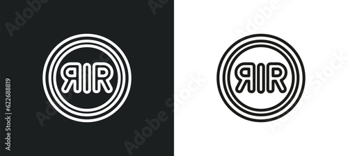 nordic paganism outline icon in white and black colors. nordic paganism flat vector icon from religion collection for web, mobile apps and ui.
