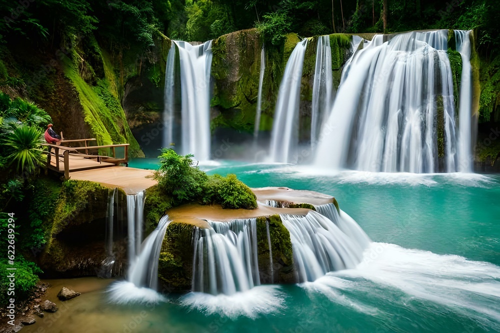 Obraz premium beautiful wallpapers, textures and backgrounds - Generative AI