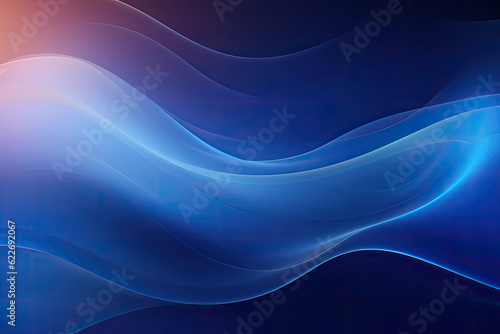 Immerse in an abstract blue backdrop, featuring dynamic wavy lines that create a captivating and tech-inspired atmosphere