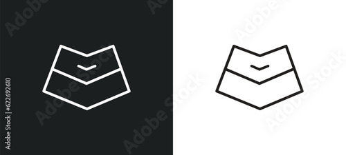 air hostess outline icon in white and black colors. air hostess flat vector icon from professions collection for web, mobile apps and ui.