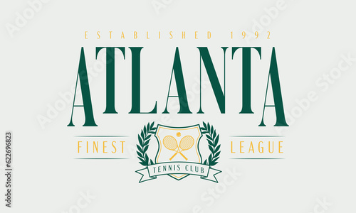 Vector artwork in varsity vintage style, perfect for t-shirts and sweatshirts.
