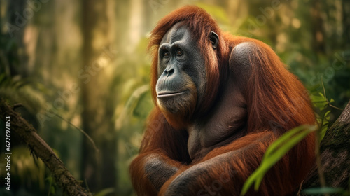 Fototapeta Naklejka Na Ścianę i Meble -  monkey HD 8K wallpaper Stock Photographic Image