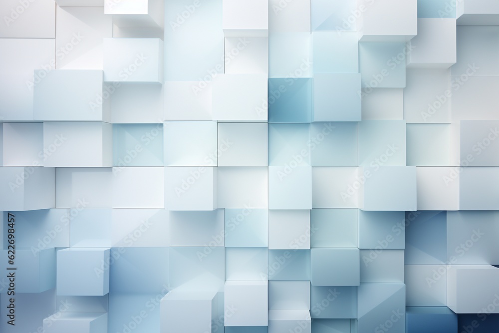 Minimalist Abstract Background of Geometric Shapes in Varying Shades of White Created with Generative AI Minimalist Abstract Background of Geometric Shapes in Varying Shades of White Created with Generative AI