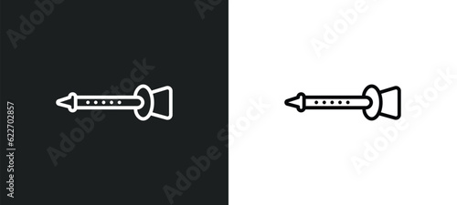 tibetan outline icon in white and black colors. tibetan flat vector icon from music collection for web, mobile apps and ui.