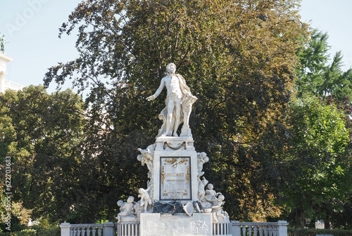 Mozart Monument in Vienna photo