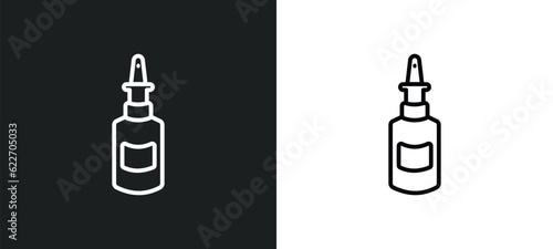 l outline icon in white and black colors. l flat vector icon from medical collection for web, mobile apps and ui.