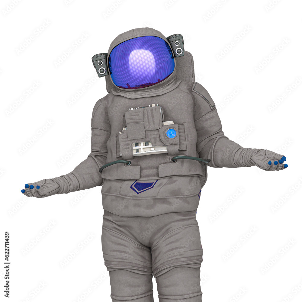 astronaut is asking a question and waiting for an answer astronaut is asking a question and waiting for an answer