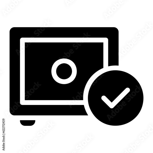 safebox glyph icon