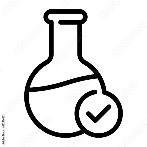 chemistry line icon