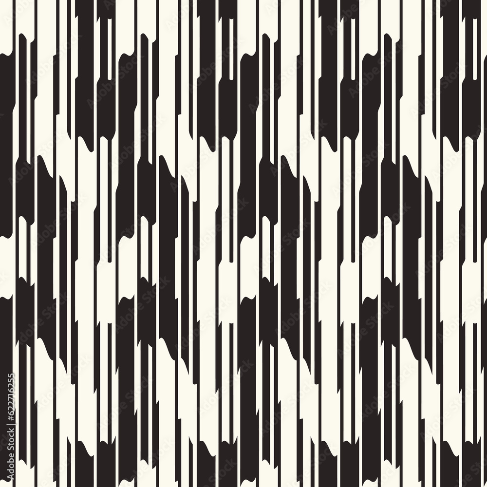 Monochrome Art Deco Stripes Pattern Monochrome Art Deco Stripes Pattern
