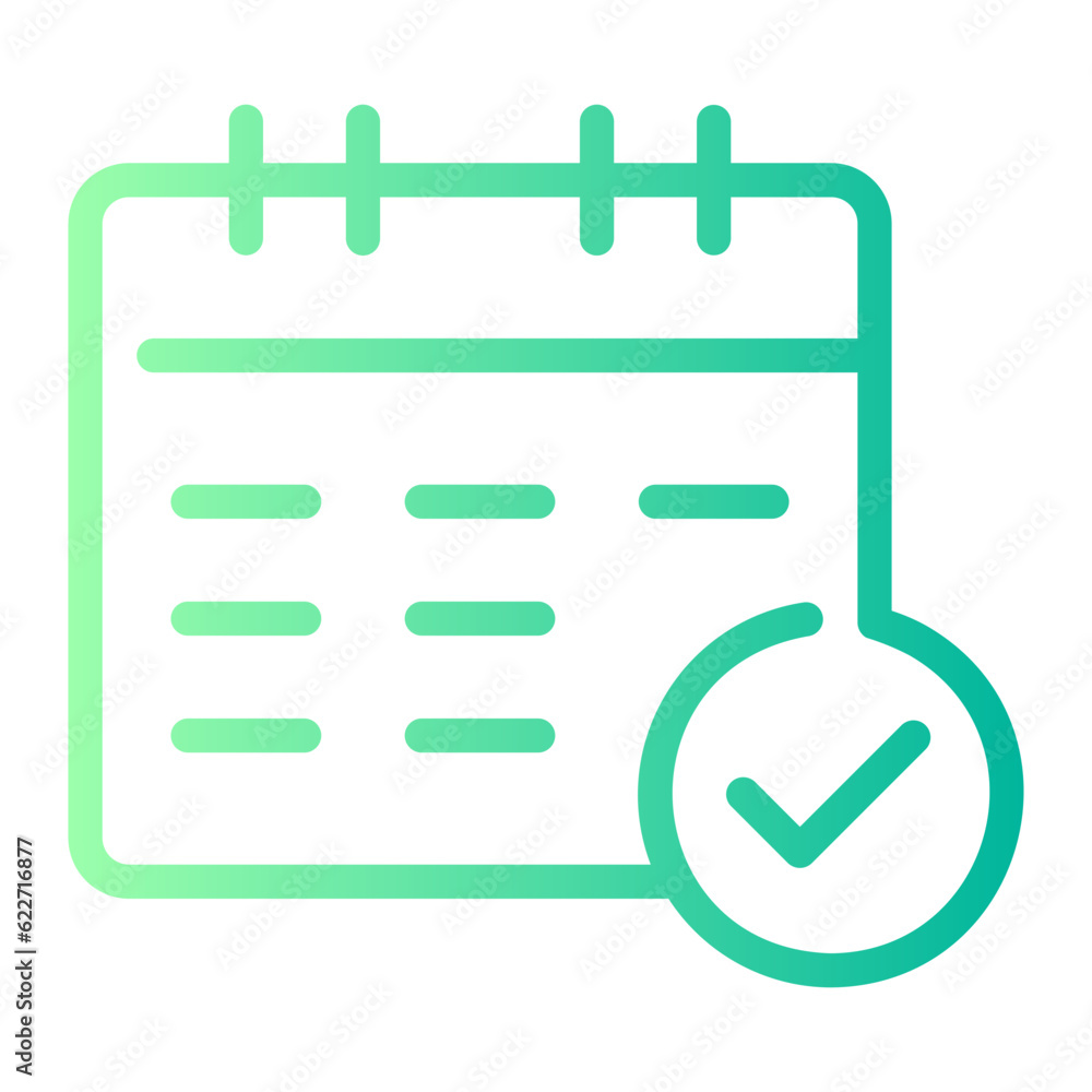 calendar gradient icon calendar gradient icon
