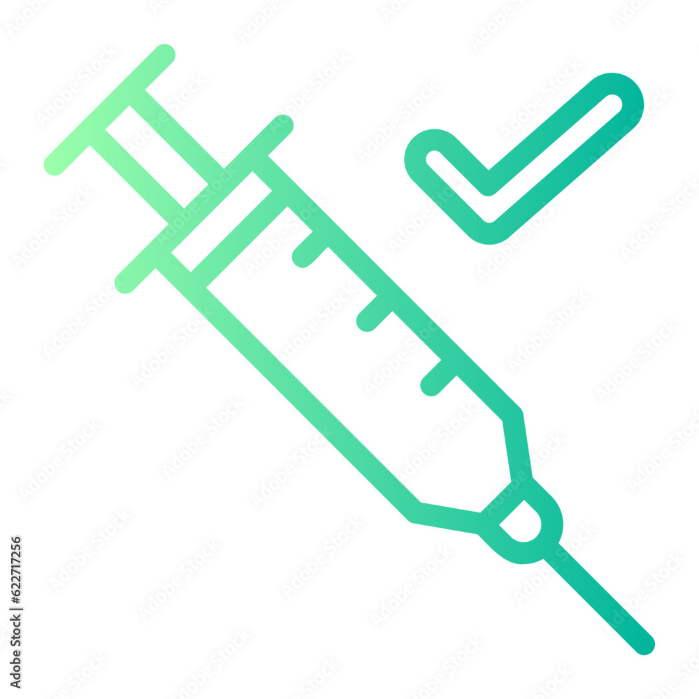 syringe gradient icon syringe gradient icon