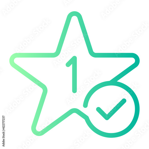star gradient icon