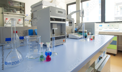 analysis, analyzing, background, biochemistry, biology, biotechnology, blue, bottle, chemical, chemical lab, chemical laboratory, chemist, chemistry, closeup, container, development, discovery, doctor