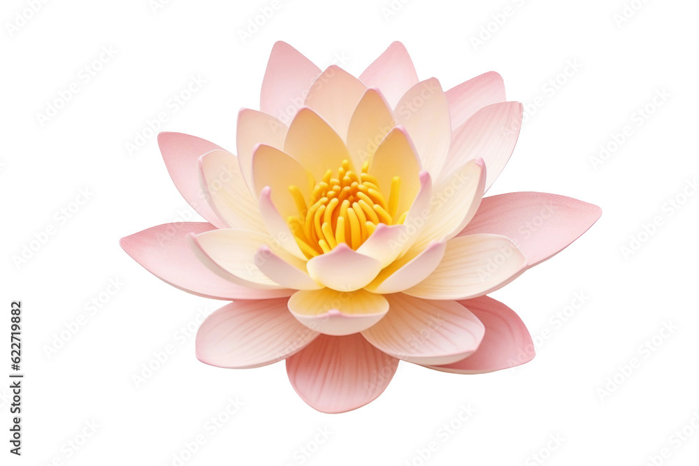 Water lily. isolated object, transparent background Water lily. isolated object, transparent background